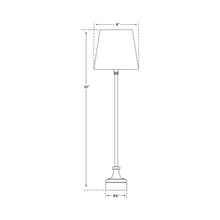 Load image into Gallery viewer, Cawdor Table Lamp - line drawing.