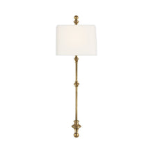 Load image into Gallery viewer, Cawdor Wall Light in Antique-Burnished Brass.