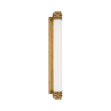 Load image into Gallery viewer, Chadwell LED Bath Wall Light in Natural Brass (24.5-Inch).