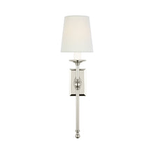 Load image into Gallery viewer, Classic Tail Wall Light in Polished Nickel (Rectangle).