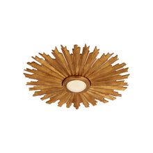 Load image into Gallery viewer, Claymore LED Flush Mount Ceiling Light in Gilded Iron(Medium).