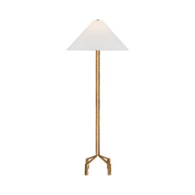 Load image into Gallery viewer, Clifford Floor Lamp in Gilded Iron.