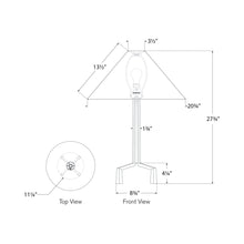 Load image into Gallery viewer, Clifford Table Lamp - line drawing.