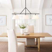 Load image into Gallery viewer, Collette LED Linear Pendant Light in living room.