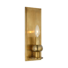Load image into Gallery viewer, Comtesse Wall Light in Hand-Rubbed Antique Brass.