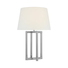 Load image into Gallery viewer, Concorde Table Lamp in Polished Nickel.