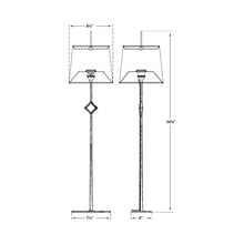Load image into Gallery viewer, Cranston Table Lamp - line drawing.