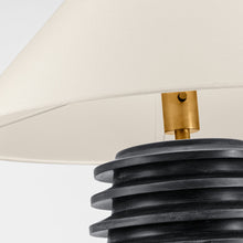 Load image into Gallery viewer, Crenelle Table Lamp in Detail.