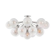 Load image into Gallery viewer, Cristol Semi Flush Mount Ceiling Light in Polished Nickel.