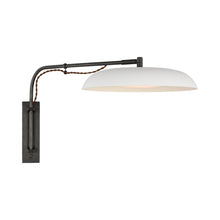 Load image into Gallery viewer, Cyrus LED Wall Light in Bronze/White.