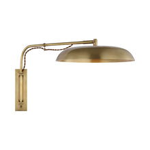 Load image into Gallery viewer, Cyrus LED Wall Light in Hand-Rubbed Antique Brass.