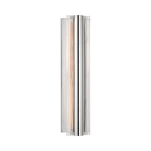Load image into Gallery viewer, Daley LED Linear Wall Light in Polished Nickel.
