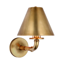 Load image into Gallery viewer, Dalfern Wall Light in Waxed Bamboo/Natural Brass (Natural Brass).