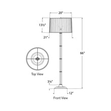 Load image into Gallery viewer, Downing Floor Lamp - line drawing.