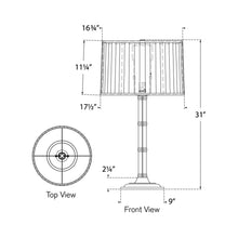 Load image into Gallery viewer, Downing Table Lamp - line drawing.