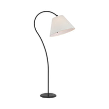 Load image into Gallery viewer, Dume Floor Lamp in Aged Iron (Linen).