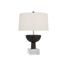 Load image into Gallery viewer, Eadan Table Lamp in Warm Iron (15.5-Inch).