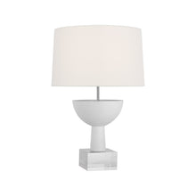 Load image into Gallery viewer, Eadan Table Lamp in Plaster White (17.5-Inch).