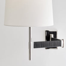 Load image into Gallery viewer, Elle LED Swing Arm Wall Light in Detail.