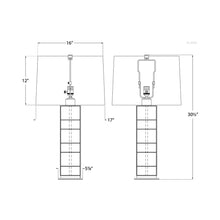 Load image into Gallery viewer, Ellis Table Lamp - line drawing.