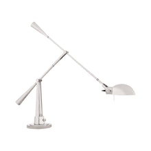 Load image into Gallery viewer, Equilibrium Table Lamp in Polished Nickel.