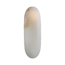 Load image into Gallery viewer, Esculpa LED Wall Light in Alabaster/Bronze.