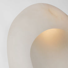 Load image into Gallery viewer, Esculpa Rounded LED Wall Light in Detail.