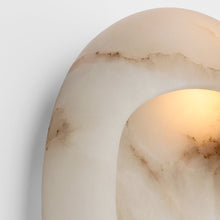 Load image into Gallery viewer, Esculpa Rounded LED Wall Light in Detail.