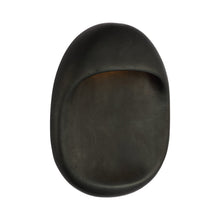 Load image into Gallery viewer, Esculpa Rounded Outdoor LED Wall Light in Museum Bronze.