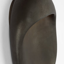 Load image into Gallery viewer, Esculpa Rounded Outdoor LED Wall Light in Detail.
