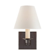 Load image into Gallery viewer, Evans Wall Light in Bronze (1-Light/Square).