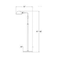 Load image into Gallery viewer, Fairfield Floor Lamp - line drawing.