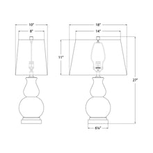 Load image into Gallery viewer, Fang Table Lamp - line drawing.