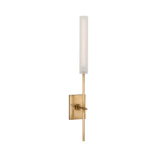 Load image into Gallery viewer, Fay LED Bath Wall Light in Hand-Rubbed Antique Brass.