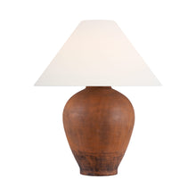 Load image into Gallery viewer, Fischer Table Lamp in Natural Terracotta.