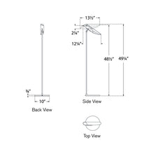 Load image into Gallery viewer, Flore Floor Lamp - line drawing.