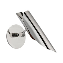 Load image into Gallery viewer, Flore Single Wall Light in Polished Nickel.