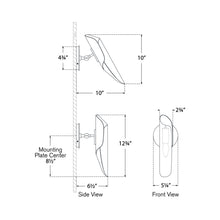 Load image into Gallery viewer, Flore Single Wall Light - line drawing.
