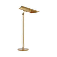 Load image into Gallery viewer, Flore Table Lamp in Soft Brass.