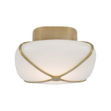 Load image into Gallery viewer, Fondant LED Flush Mount Ceiling Light in Soft Brass (7.75-Inch).