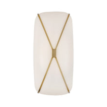 Load image into Gallery viewer, Fondant LED Linear Bath Wall Light in Soft Brass (18-Inch).