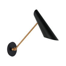 Load image into Gallery viewer, Franca Wall Light in Black.