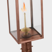 Load image into Gallery viewer, Fresno Outdoor Gas Post Light in Detail.