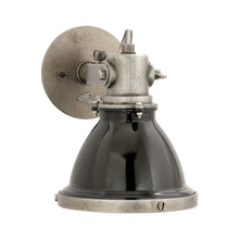 Load image into Gallery viewer, Fulton Wall Light in Industrial Steel/Black.
