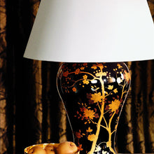 Load image into Gallery viewer, Gable Table Lamp in living room.