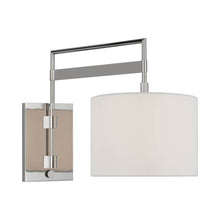 Load image into Gallery viewer, Gael Wall Light in Polished Nickel.