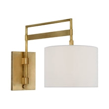 Load image into Gallery viewer, Gael Wall Light in Antique Brass.