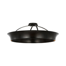 Load image into Gallery viewer, Garland LED Flush Mount Ceiling Light in Aged Iron (30-Inch).