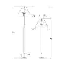 Load image into Gallery viewer, Garner Floor Lamp - line drawing.