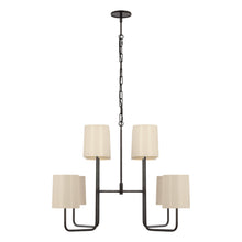 Load image into Gallery viewer, Go Lightly Chandelier in Bronze/China White(Extra Large).